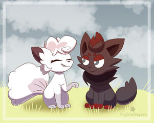 Snowberry and Nightfur